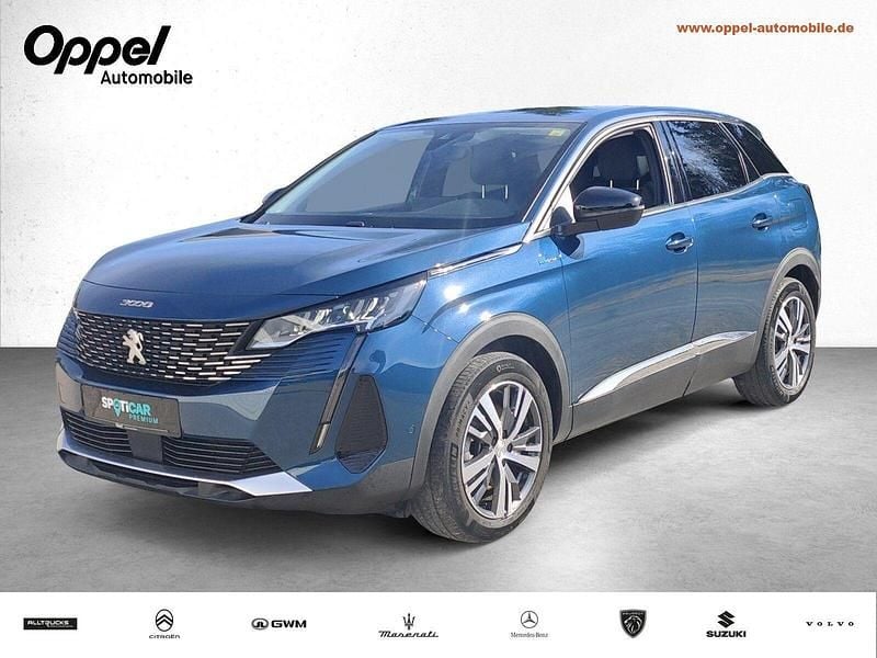 Blau Gebraucht 2022 Peugeot 3008 Allure SUV | 21.450 € (Superpreis) - Bild 1/3