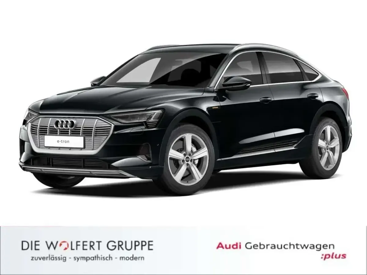 Gebraucht Audi e-tron Advanced Plus 300 kW (408 PS) 2023 Mythosschwarz metallic SUV