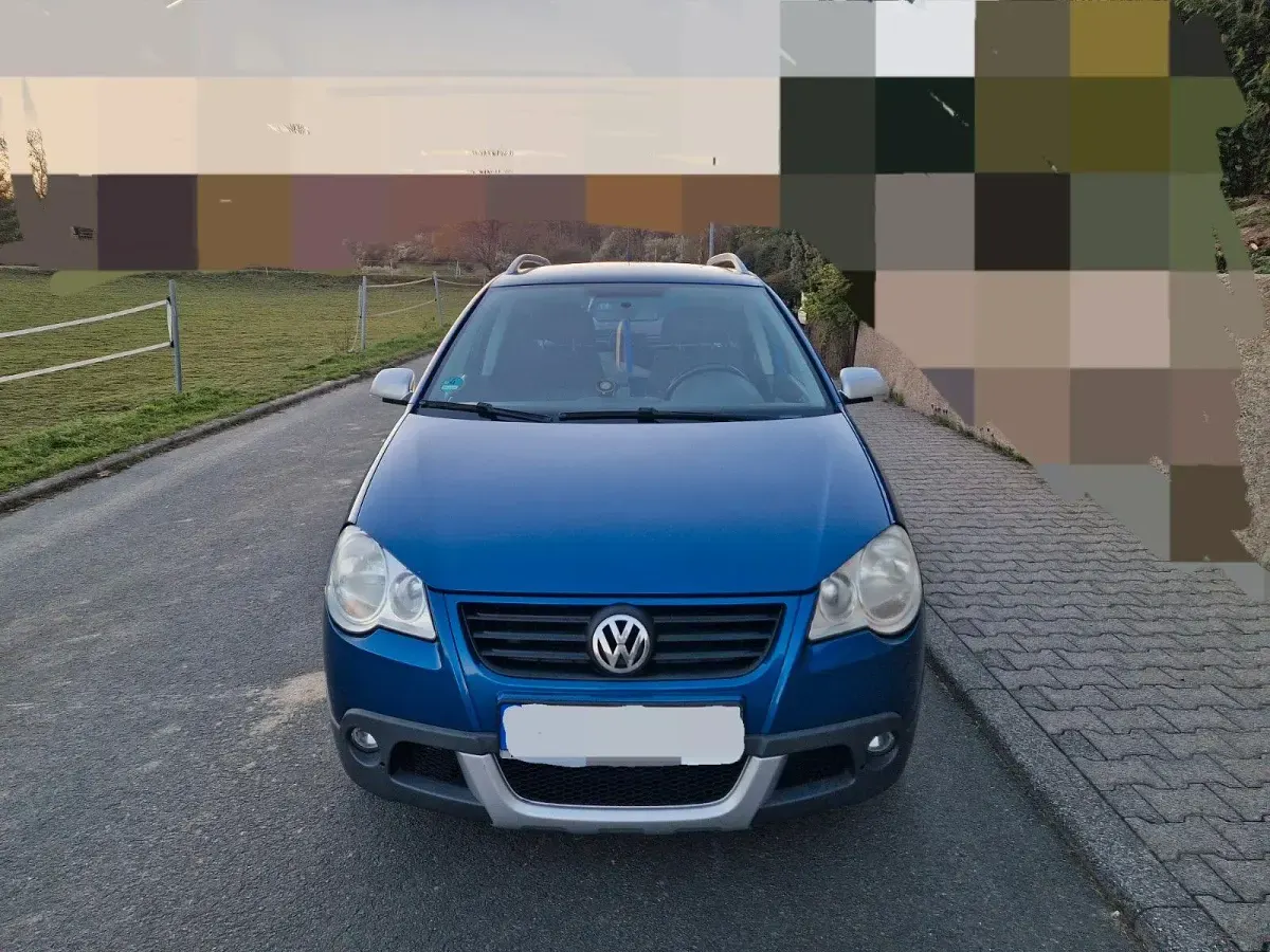 Używany VW Polo Cross 105 KM (77 kW) 2007 Niebieski Hatchback