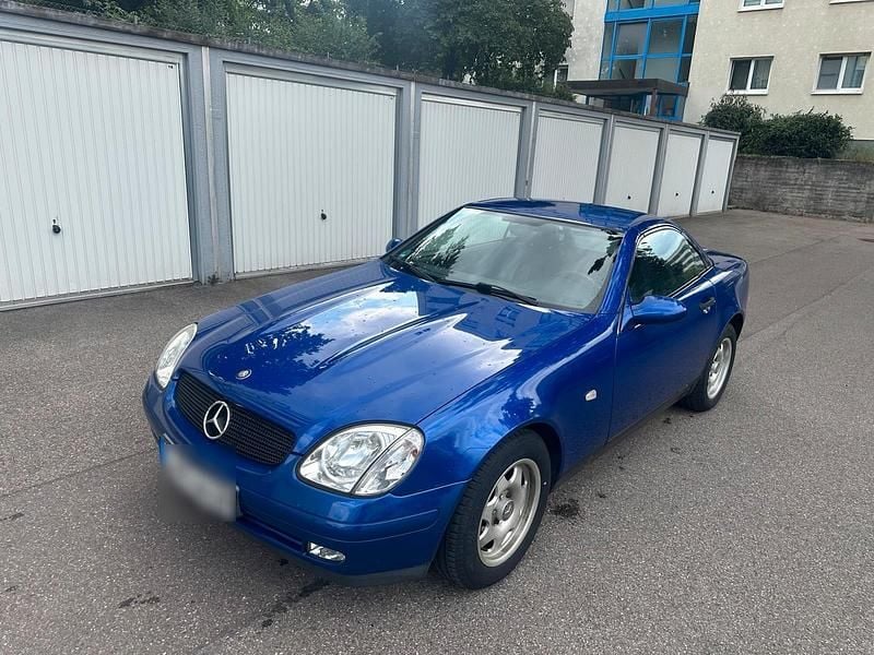 Blau Gebraucht 1997 Mercedes SLK200 Cabrio | 2.700 € (Fairer Preis) - Bild 1/4