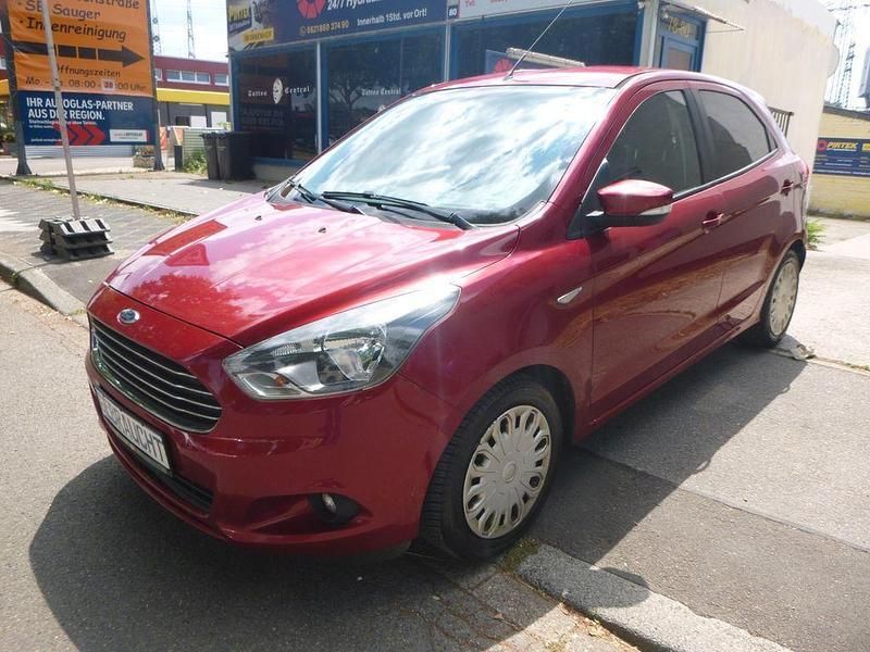 Rot Gebraucht 2018 Ford Ka Plus Cool & Sound Edition Kleinwagen | 3.500 € (Teuer) - Bild 1/4