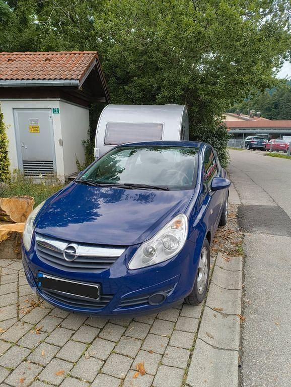 Blau Gebraucht 2009 Opel Corsa Limousine | 1.990 € (Guter Preis) - Bild 1/4