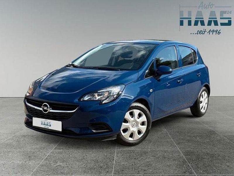 Blau Gebraucht 2018 Opel Corsa Edition Kleinwagen | 11.990 € (Fairer Preis) - Bild 1/4