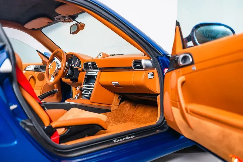 Gebraucht Porsche 997 Turbo 500 PS (367 kW) 2010 Blau Coupé