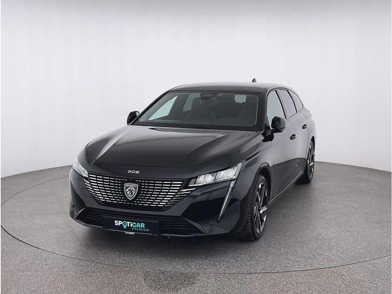 Schwarz (metallic) Gebraucht 2023 Peugeot 308 Allure Kombi | 22.470 € (Guter Preis) - Bild 1/4