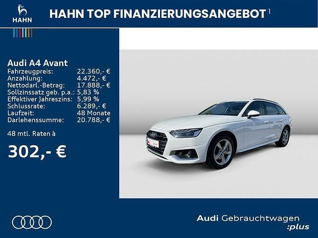Gebraucht Audi A4 Sport 204 PS (150 kW) 2020 Ibisweiß Kombi