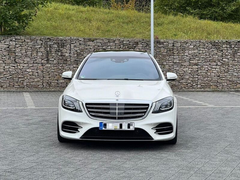 Weiß Gebraucht 2018 Mercedes S400 AMG line Limousine | 63.500 € (Teuer) - Bild 1/4
