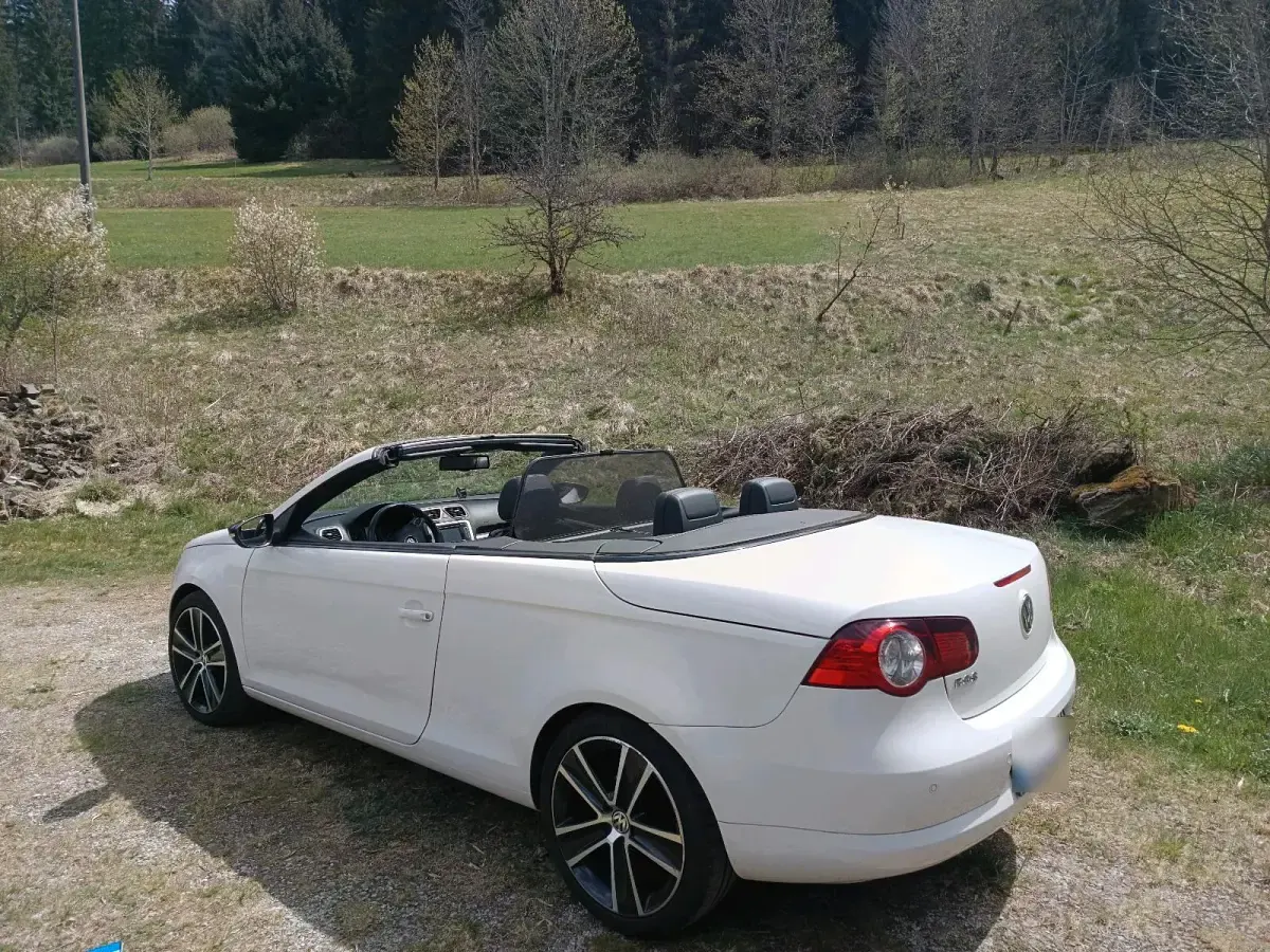 Gebraucht VW Eos 140 PS (102 kW) 2008 Weiß Cabrio