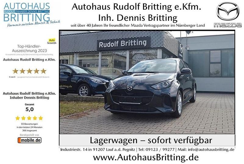 Schwarz Neu 2025 Mazda 2 Center-Line Limousine | 23.748 € (Fairer Preis) - Bild 1/4