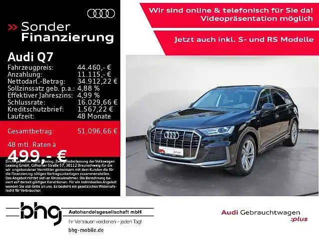 Gebraucht Audi Q7 S-Line 286 PS (210 kW) 2022 SUV