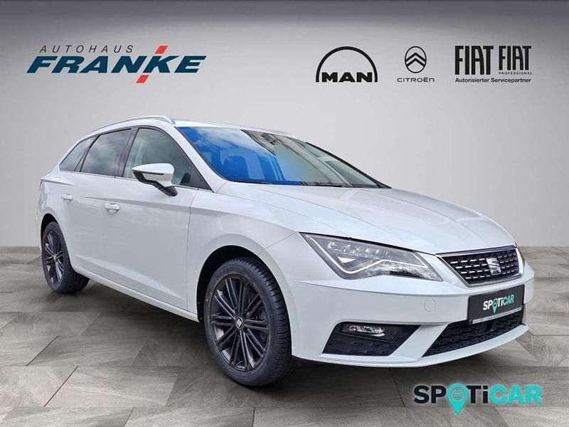 Nevada weiß metallic Gebraucht 2020 Seat Leon ST XCELLENCE Kombi | 15.900 € (Superpreis) - Bild 1/4