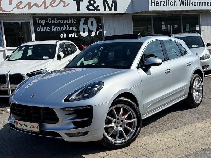 Rhodiumsilber (metallic) Gebraucht 2015 Porsche Macan Turbo SUV | 37.900 € (Guter Preis) - Bild 1/4