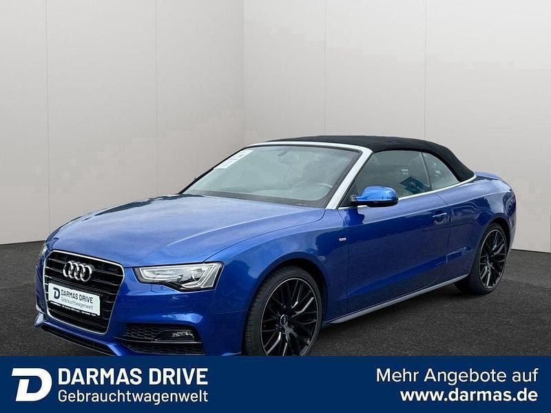 Blau Gebraucht 2016 Audi A5 Cabriolet S-Line Cabrio | 18.990 € (Guter Preis) - Bild 1/4