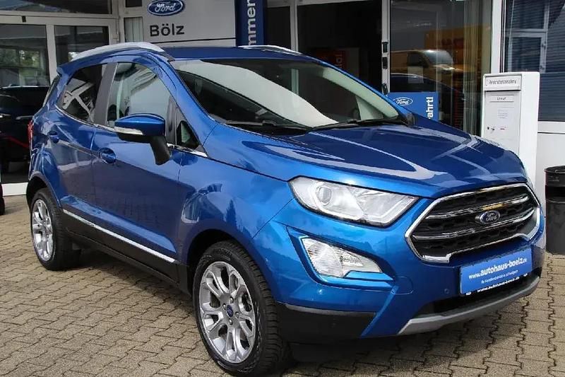 Saphir blau metallic Gebraucht 2019 Ford Ecosport Titanium X SUV | 14.990 € (Fairer Preis) - Bild 1/4