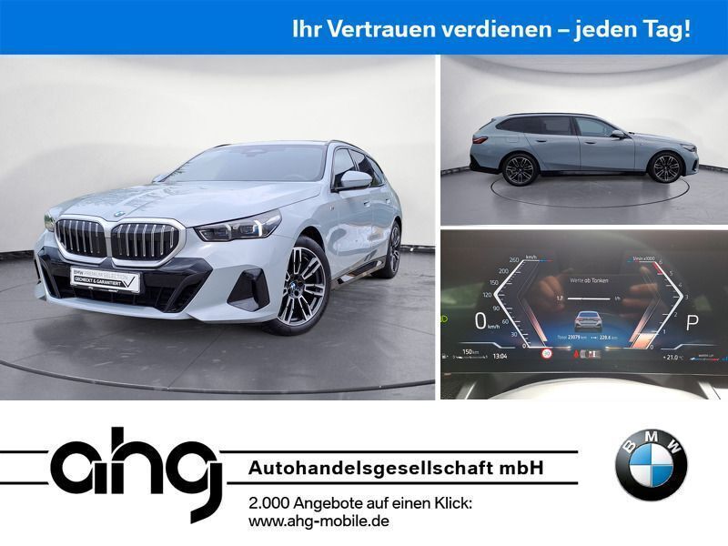 M brooklyn grau metallic Gebraucht 2024 BMW 520 M Sport Kombi | 50.920 € (Superpreis) - Bild 1/4