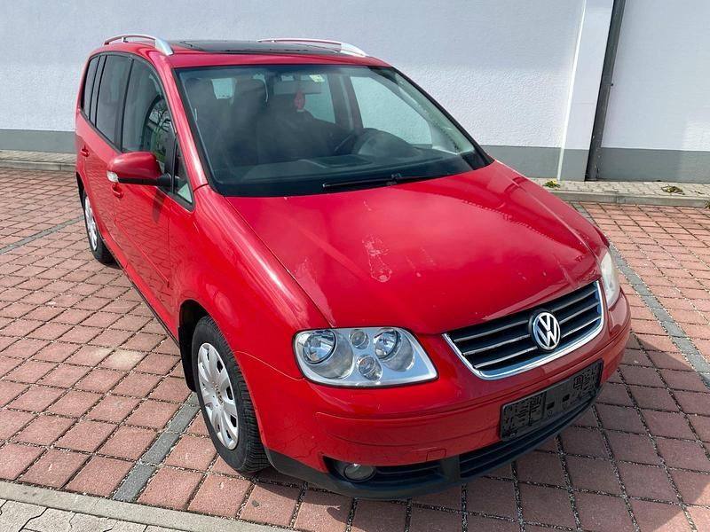 Gebraucht VW Touran Highline 116 PS (85 kW) 2004 Rot Van / Kleinbus
