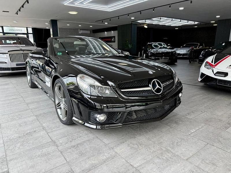 Schwarz Gebraucht 2008 Mercedes SL63 AMG AMG Cabrio | 45.390 € - Bild 1/4