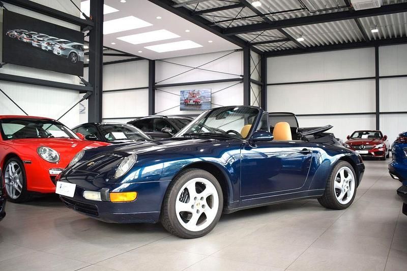 Blau Gebraucht 1997 Porsche 911 Carrera Cabriolet Cabrio | 71.993 € - Bild 1/4