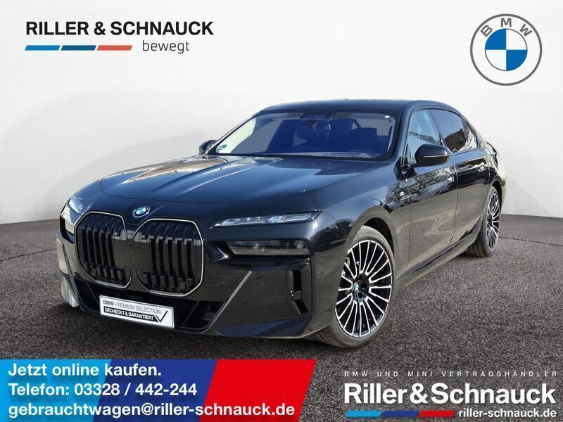 Saphirschwarz Gebraucht 2024 BMW i7 M Sport Limousine | 103.950 € - Bild 1/4