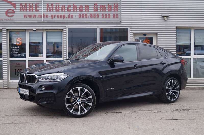 Carbonschwarz metallic Gebraucht 2018 BMW X6 M Sport SUV | 38.990 € (Fairer Preis) - Bild 1/4