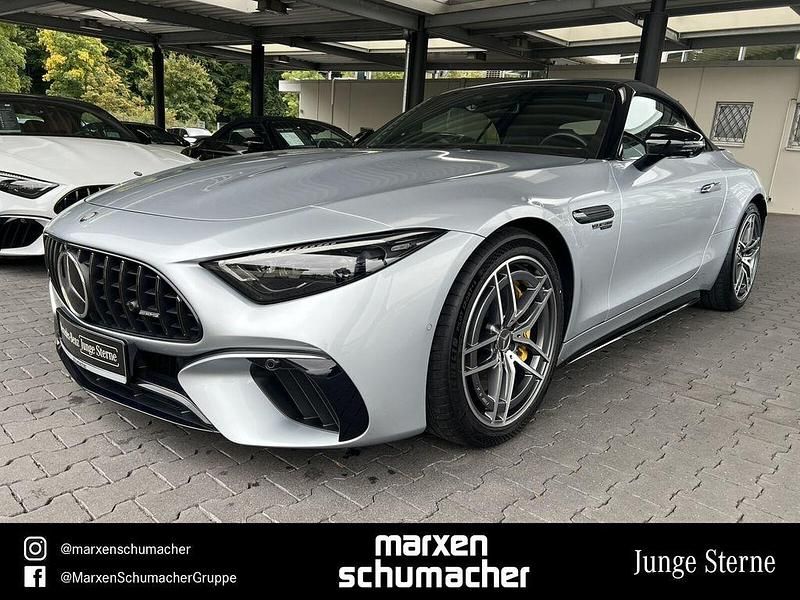 Silber Gebraucht 2023 Mercedes SL63 AMG Premium Plus Cabrio | 131.420 € (Superpreis) - Bild 1/4