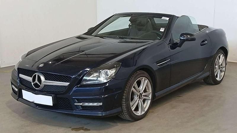 Cavansitblau Gebraucht 2012 Mercedes SLK200 Sport Cabrio | 11.900 € (Teuer) - Bild 1/4