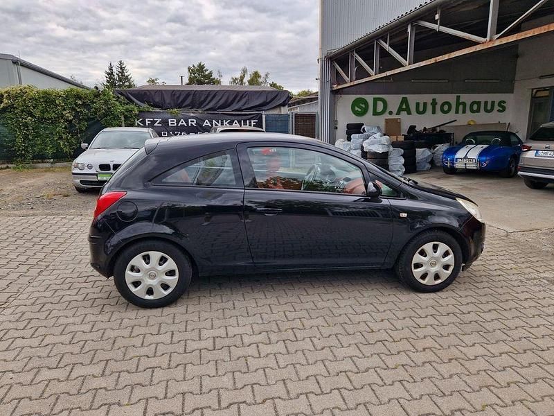 Gebraucht Opel Corsa Edition 60 PS (44 kW) 2008 Schwarz Kleinwagen