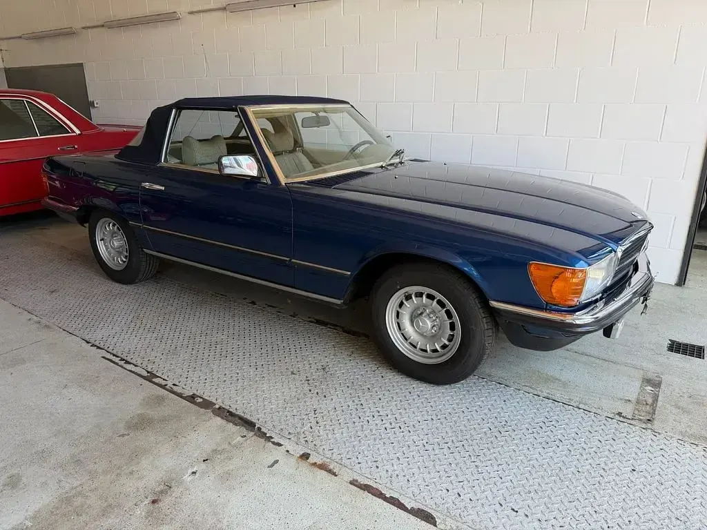 Gebraucht Mercedes SL280 185 PS (136 kW) 1979 Blau Cabrio