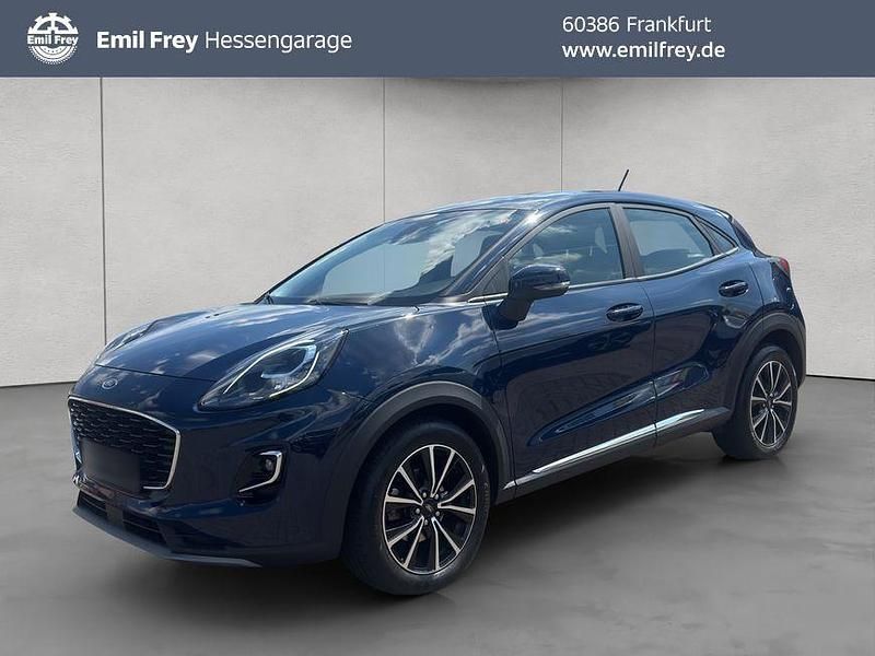 Blau Gebraucht 2022 Ford Puma Titanium SUV | 14.450 € (Superpreis) - Bild 1/4