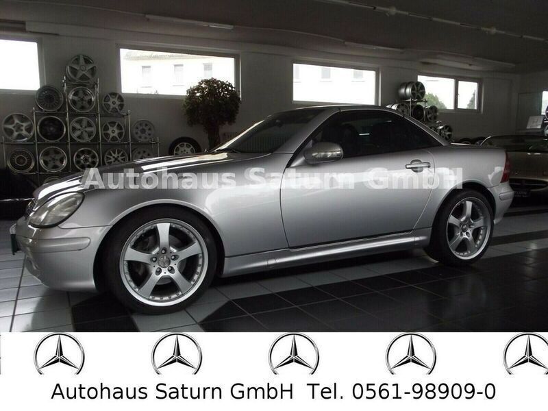 Gebraucht Mercedes SLK320 218 PS (160 kW) 2000 Silber metallic Cabrio