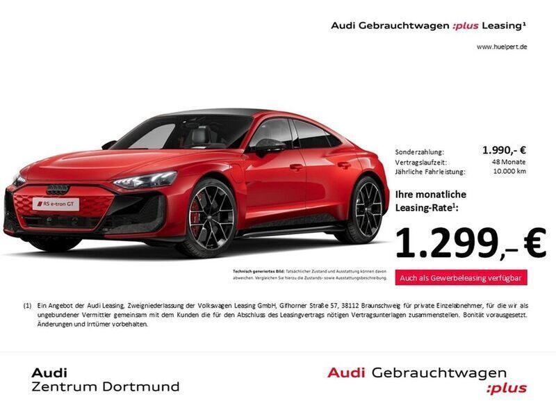 Progressivrot metallic Neu 2024 Audi RS e-tron GT Performance Limousine | 142.588 € - Bild 1/2
