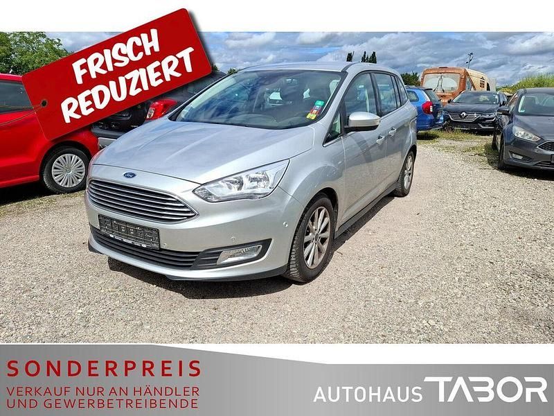 Polarsilber metallic Gebraucht 2018 Ford Grand C-Max Titanium Van / Kleinbus | 8.685 € (Superpreis) - Bild 1/4