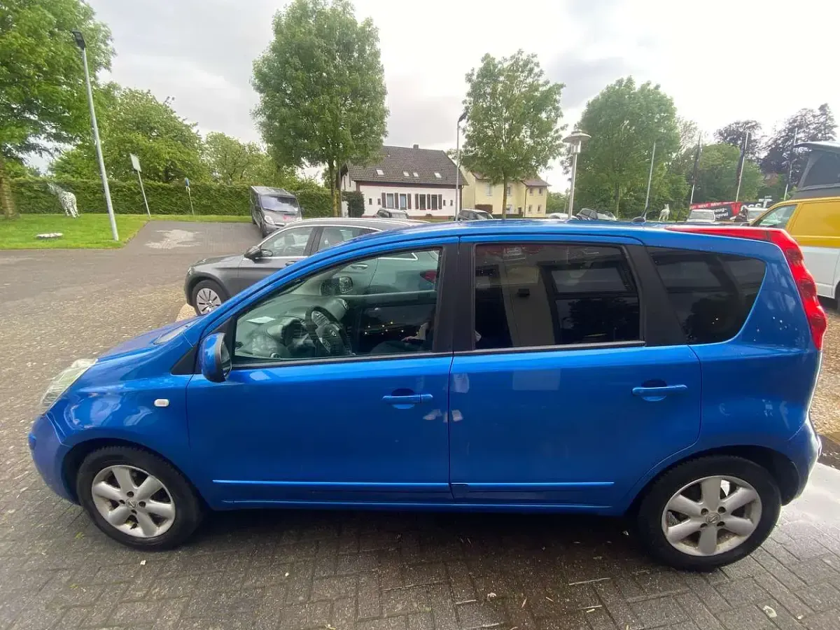 Gebraucht Nissan Note Acenta 88 PS (64 kW) 2007 New blue (m) Kleinwagen
