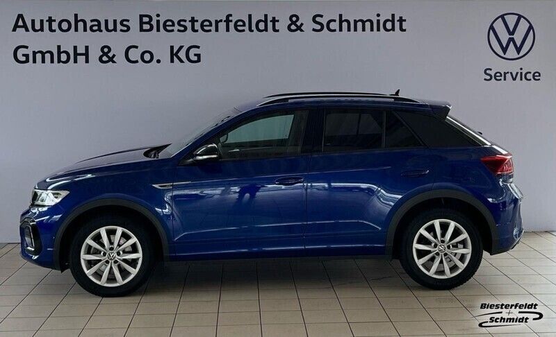 Blau Gebraucht 2022 VW T-Roc R-line SUV | 30.190 € (Guter Preis) - Bild 1/4