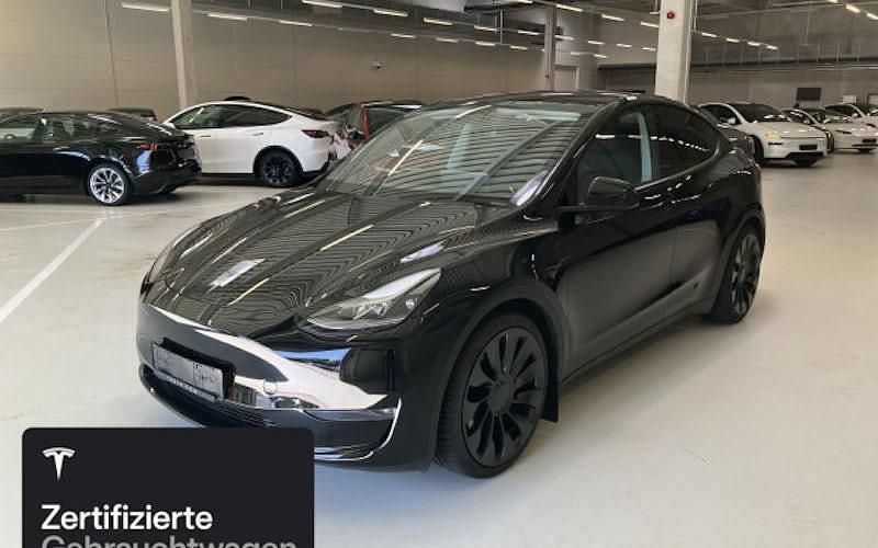 Schwarz Gebraucht 2023 Tesla Model Y Performance SUV | 41.500 € (Fairer Preis) - Bild 1/4