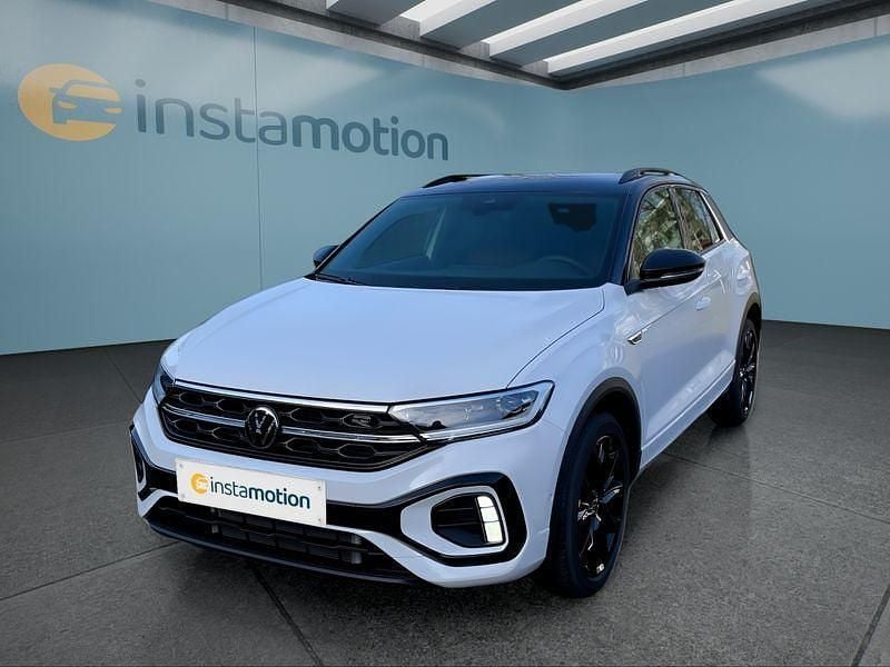 Schwarz Gebraucht 2024 VW T-Roc R-line SUV | 33.299 € (Fairer Preis) - Bild 1/4