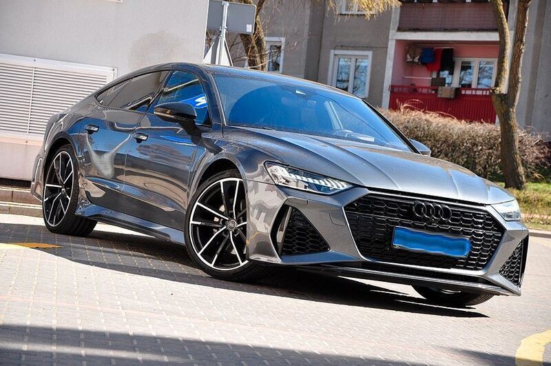 Daytonagrau perleffekt Gebraucht 2018 Audi A7 Sportback S-Line Kleinwagen | 52.600 € - Bild 1/4