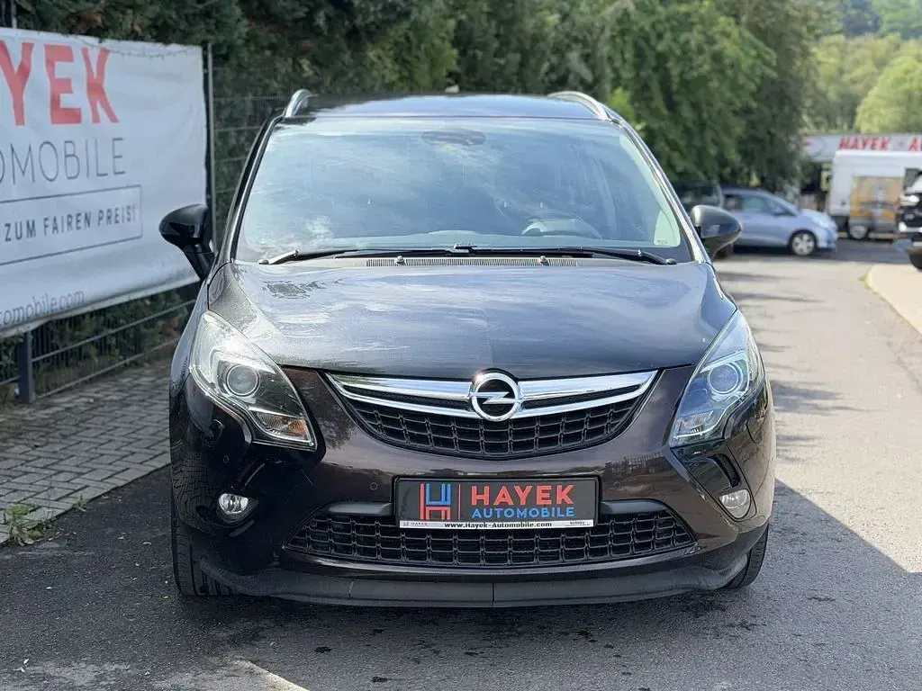 Gebraucht Opel Zafira Tourer Edition 140 PS (102 kW) 2012 Schwarz Van / Kleinbus
