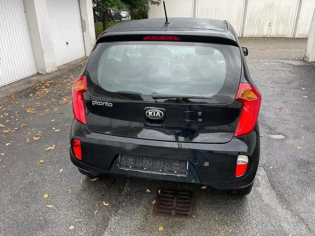 Gebraucht Kia Picanto Edition 7 69 PS (50 kW) 2015 Schwarz Kleinwagen