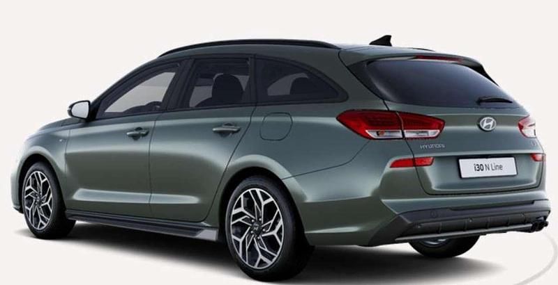 Cypress green pearl Neu 2025 Hyundai i30 N Line Limousine | 24.645 € (Teuer) - Bild 1/2
