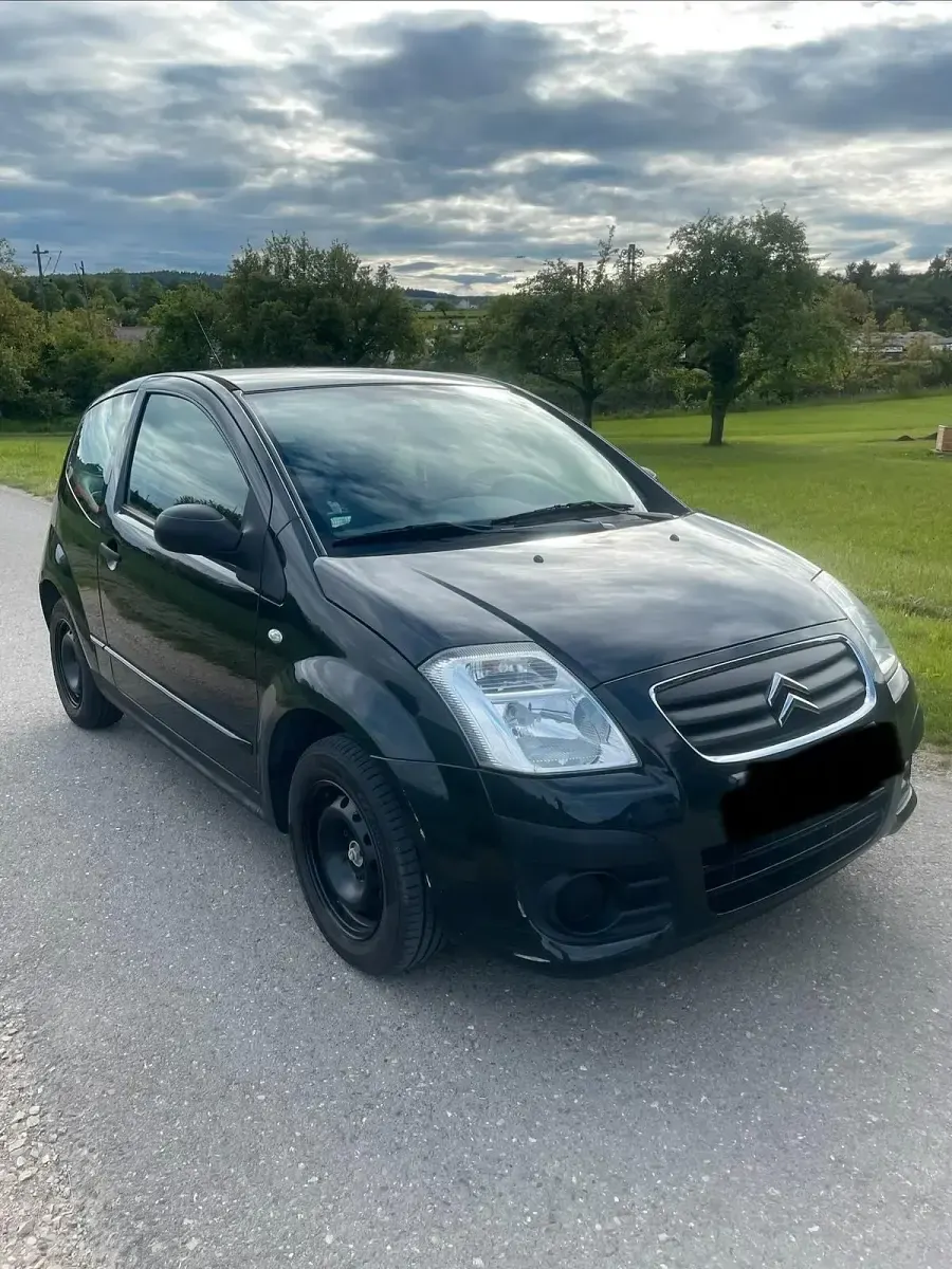 Gebraucht Citroën C2 60 PS (44 kW) 2009 Schwarz Kleinwagen