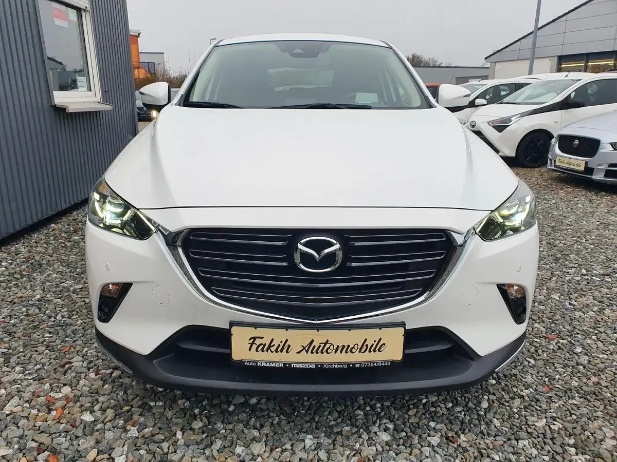 Gebraucht Mazda CX-3 Sports-Line 116 PS (85 kW) 2019 Weiß SUV