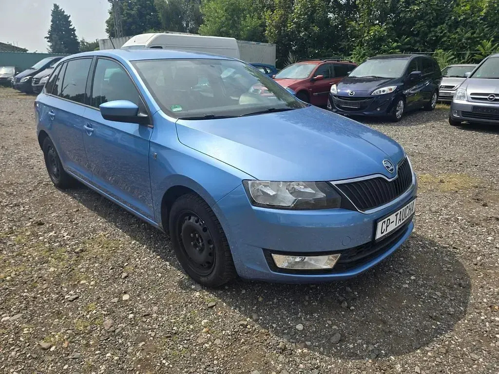 Gebraucht Skoda Rapid Ambition 90 PS (66 kW) 2014 Blau Kleinwagen