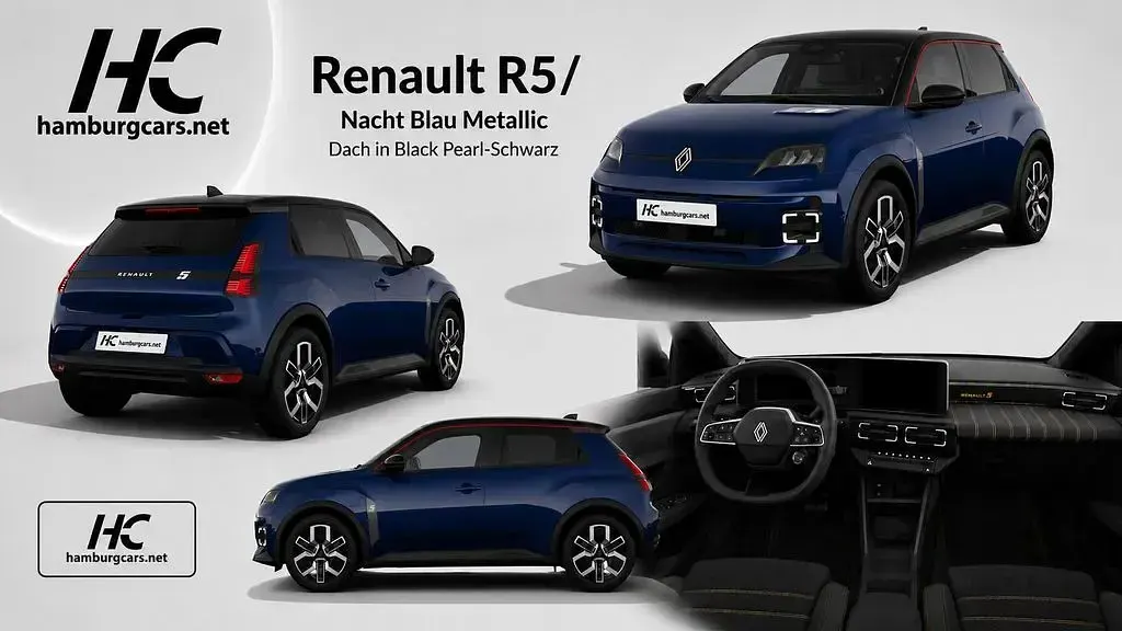 Nowe Renault R5 Techno 110 kW (150 KM) 2026 Biały Hatchback