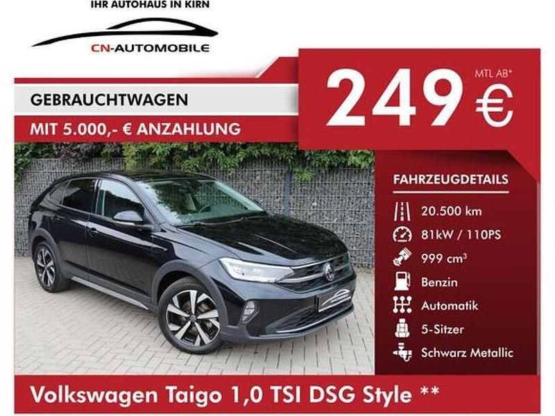 Schwarz Gebraucht 2022 VW Taigo Style SUV | 24.790 € (Etwas zu teuer) - Bild 1/4