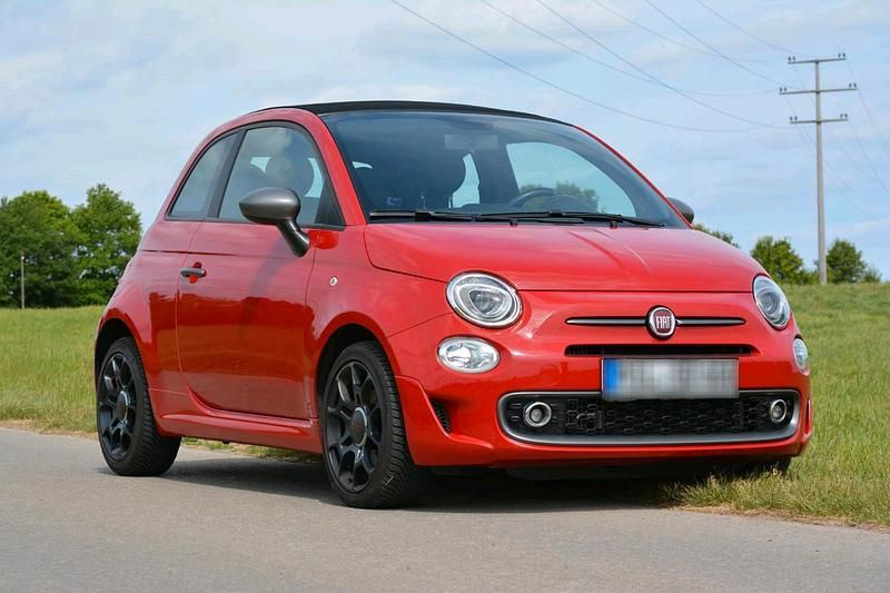 Rot Gebraucht 2017 Fiat 500C Cabrio | 8.200 € (Guter Preis) - Bild 1/4