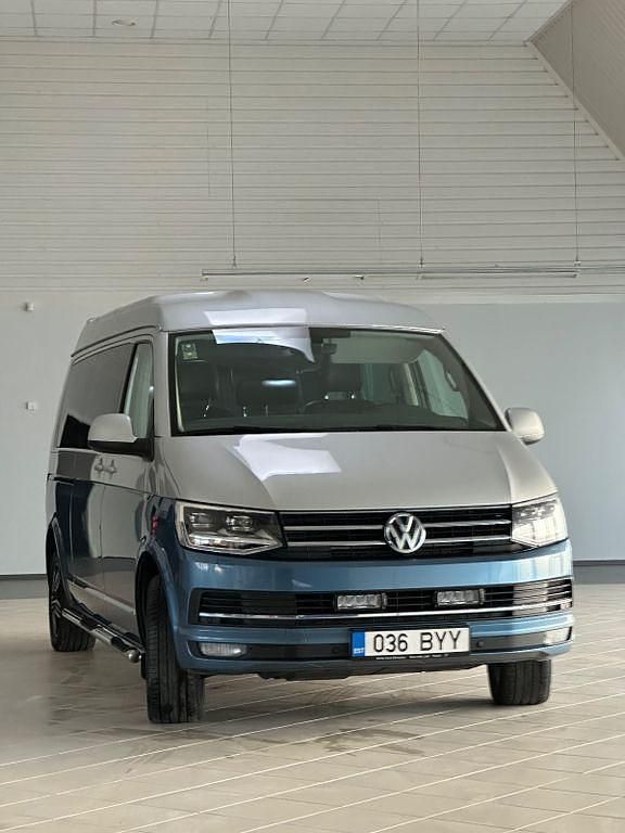 Blau Gebraucht 2018 VW Multivan Design Van | 29.884 € - Bild 1/4