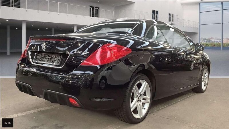 Gebraucht Peugeot 308 CC 163 PS (119 kW) 2012 Schwarz perla nera Cabrio