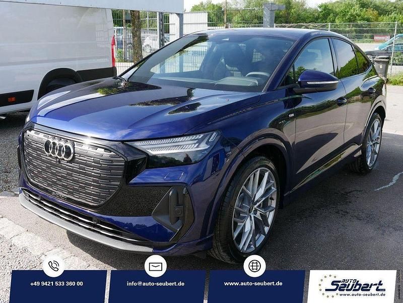 Gebraucht Audi Q4 Sportback e-tron Advanced Plus 219 kW (299 PS) 2023 Navarrablau metallic SUV