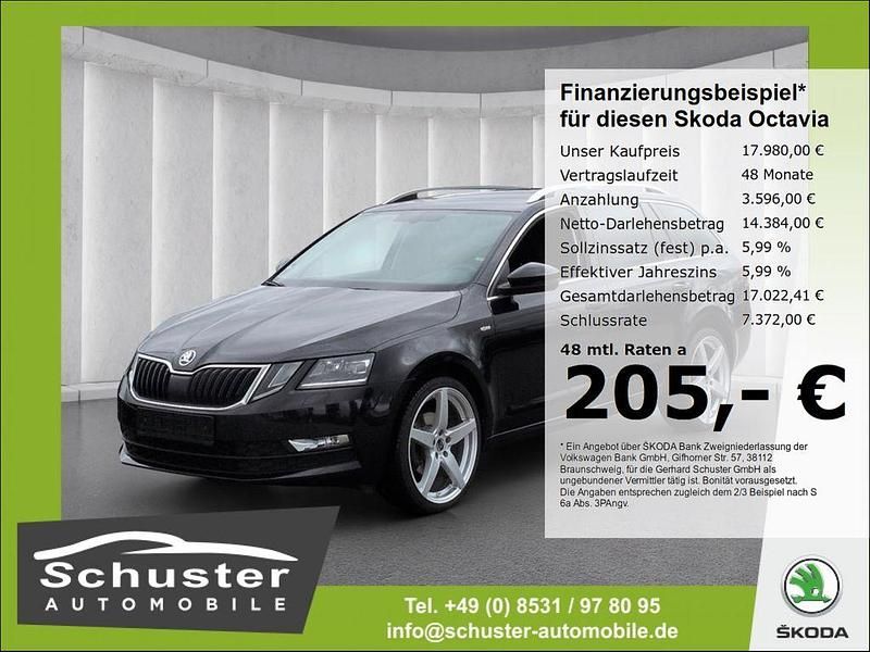 Schwarz Gebraucht 2019 Skoda Octavia Soleil Kombi | 17.980 € (Fairer Preis) - Bild 1/4